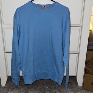 Champion Men's Light Blue Crewneck